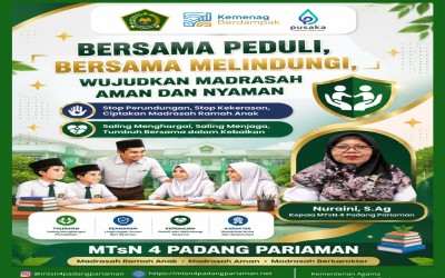 MADRASAH AMAN, NYAMAN, DAN BAHAGIA TANPA BULLYING DAN KEKERASAN