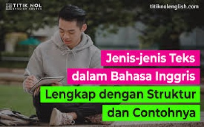 Mengenai Jenis-jenis Teks Baasa Inggris Beserta Struktur dan Contohnya